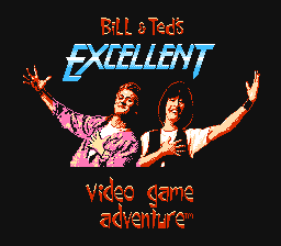 Bill & Ted's Excellent Video Game Adventure title screenshot